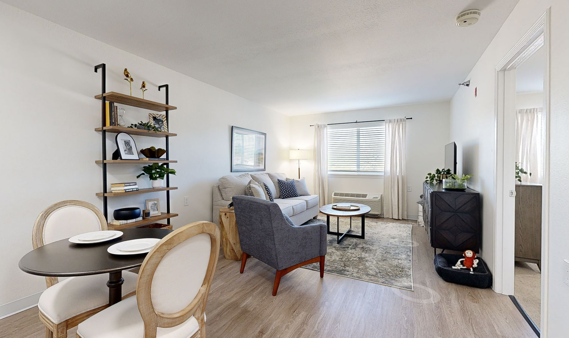 Newly renovated apartment at Mallard Point Senior Living in Cedar Falls, Iowa, completed in 2025.